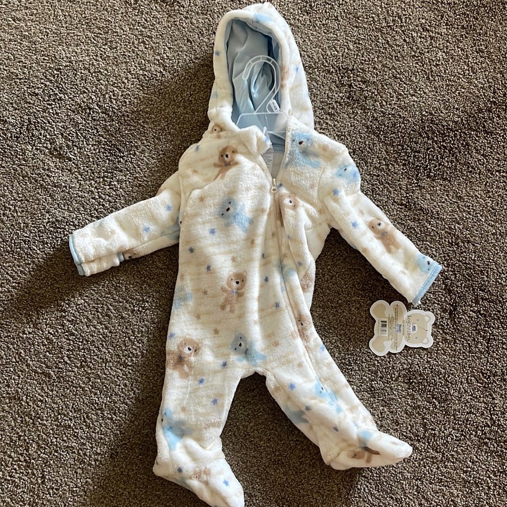 Fleece footed sleeper, brand new with tags